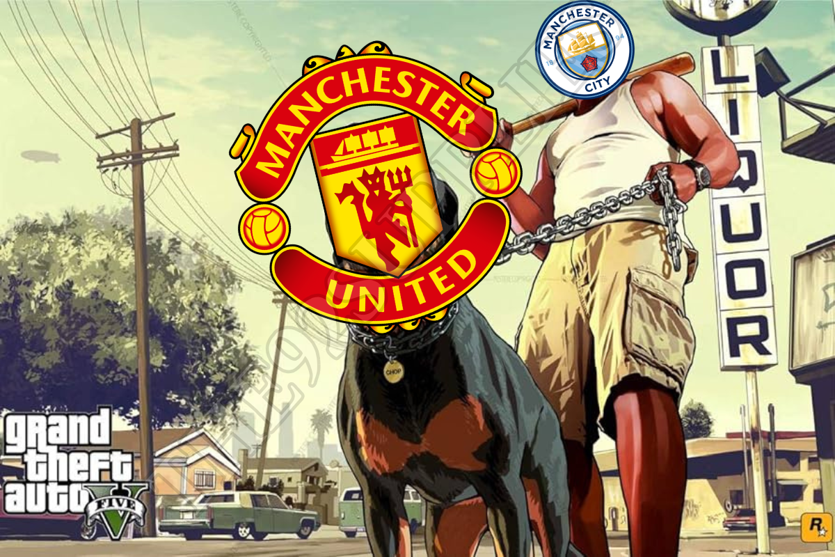 Manchester United held on a lead by Manchester City x8 - Manchester City