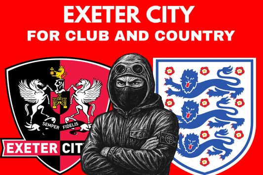 For club and country - Exeter city