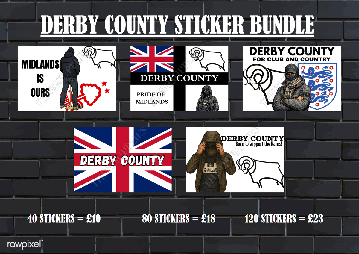 Derby County Sticker bundle