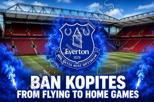 Ban kopites from flying to home games x8 - Everton