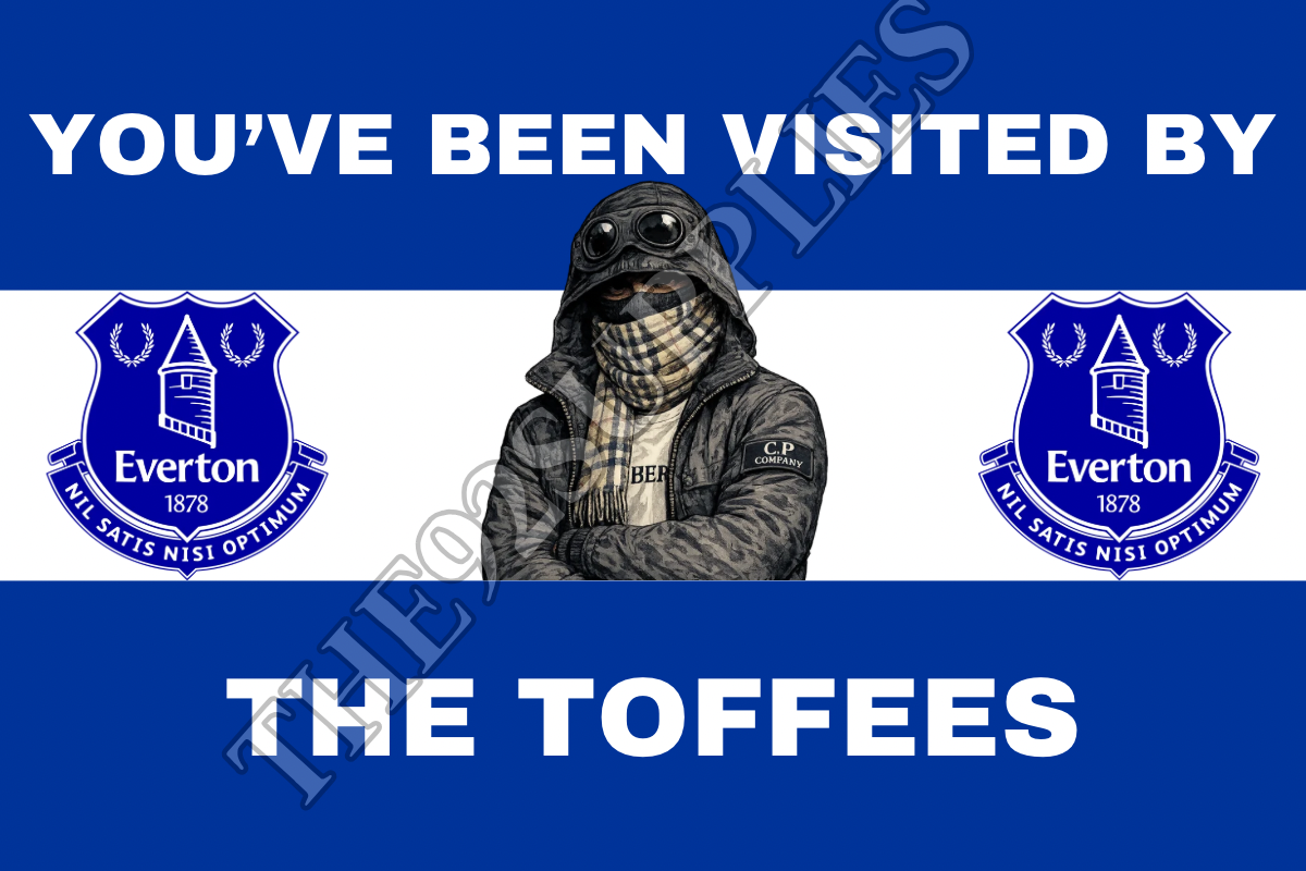 You’ve been visited by the toffees x8 - Everton