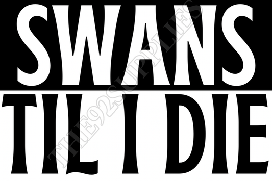 Swans til I die - Swansea