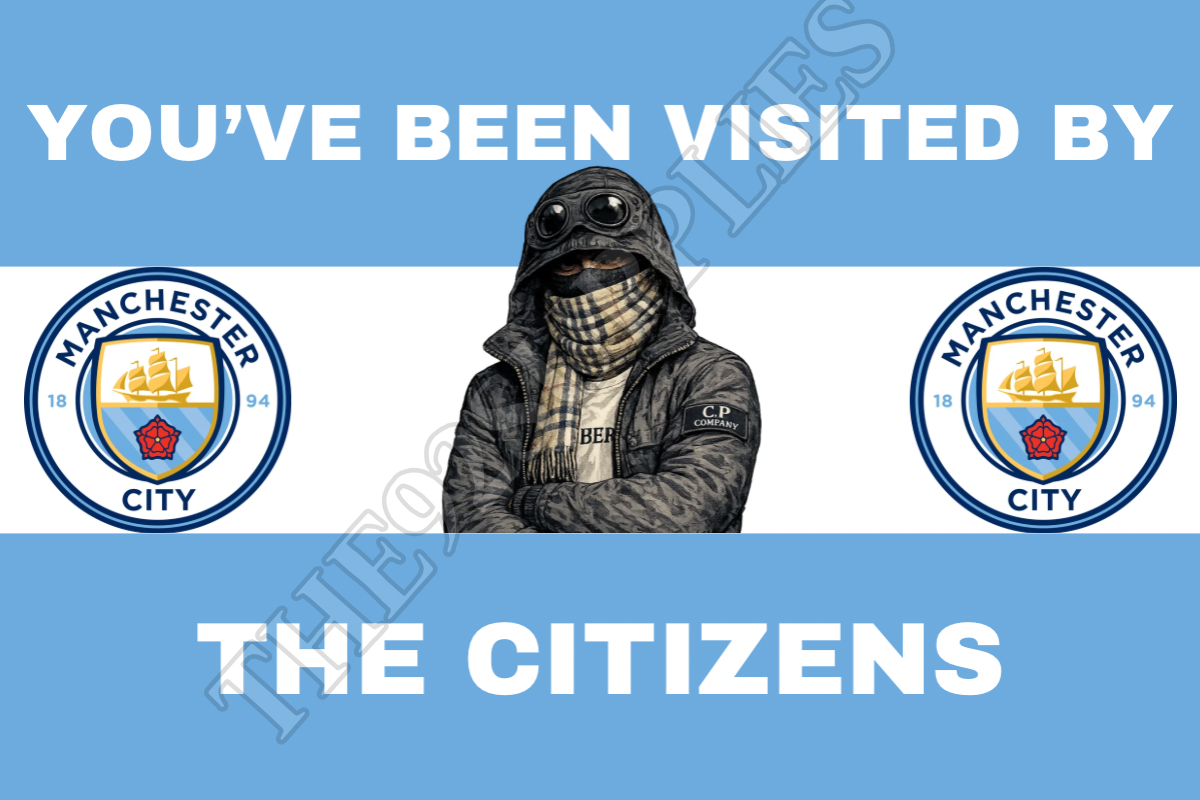 You’ve been visited by the citizens x8 - Manchester City