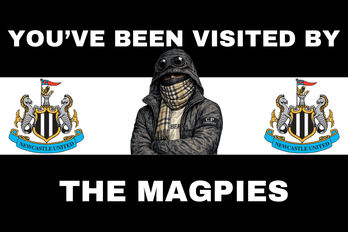 You’ve been visited by the magpies x8 - Newcastle United