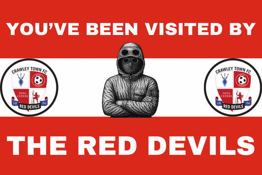 You’ve been visited by the red devils - Crawley town