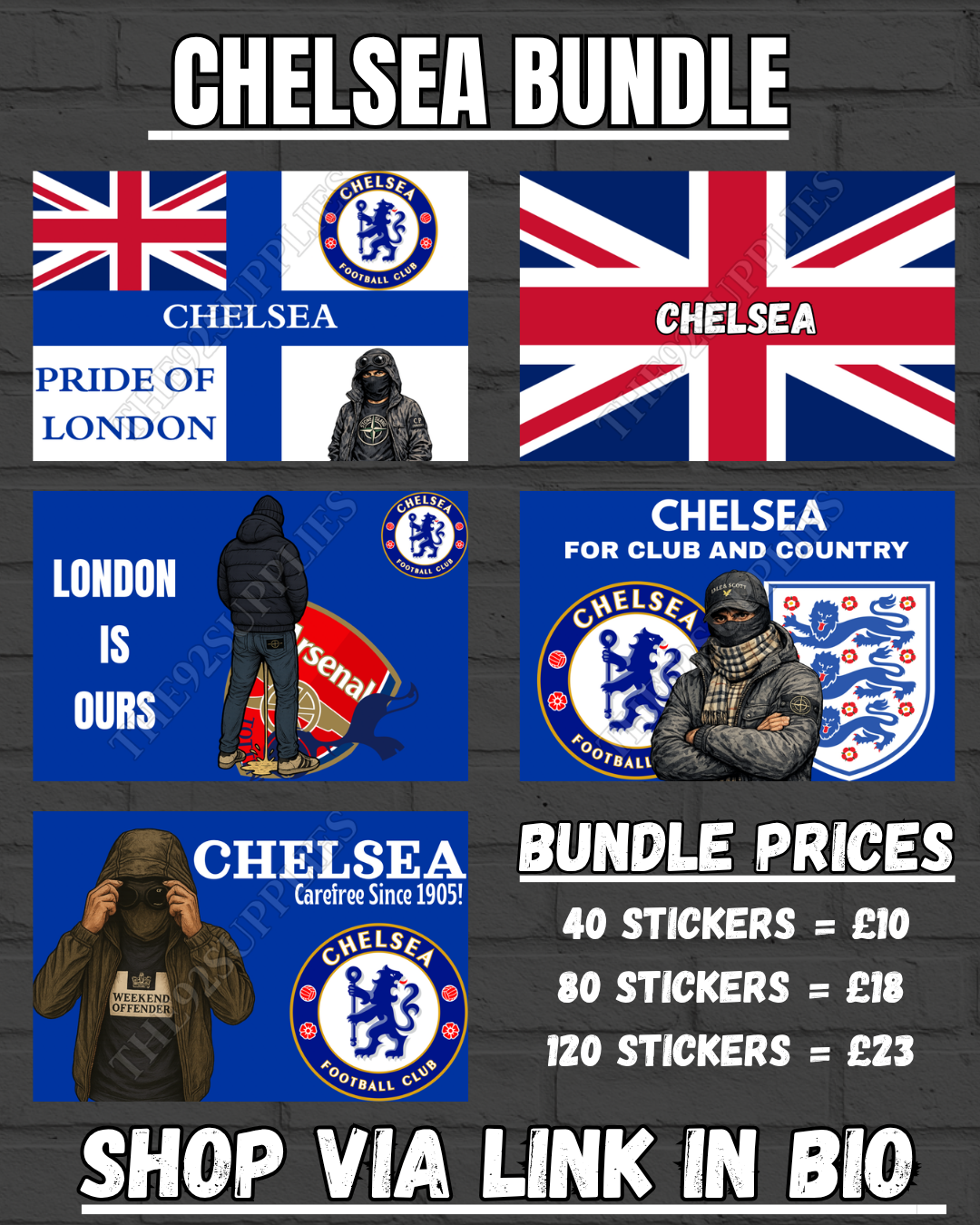 Chelsea Sticker Bundle