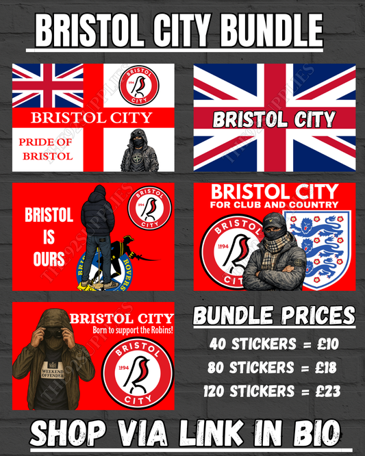 Bristol City Sticker Bundle