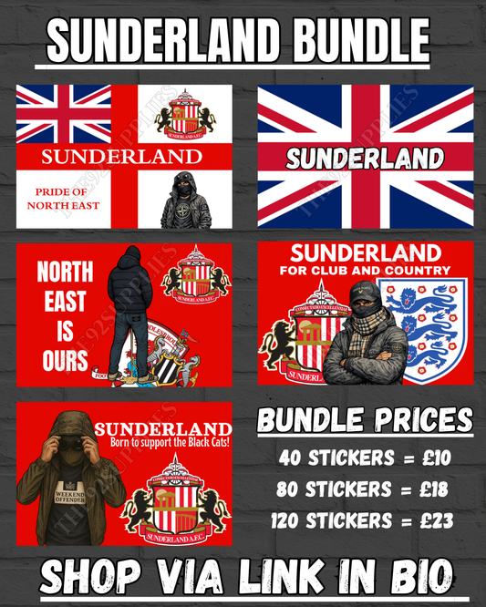 Sunderland Sticker Bundle