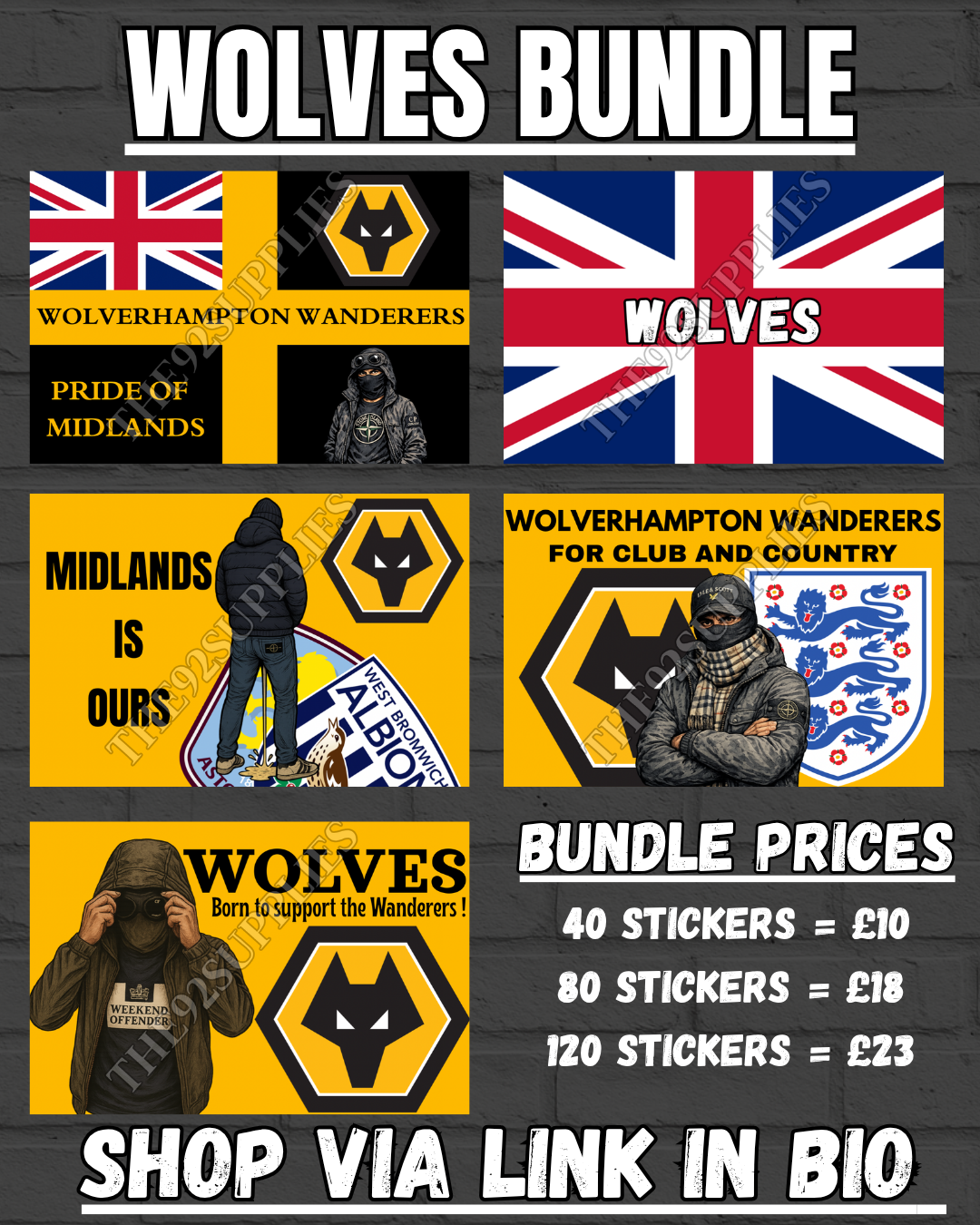 Wolves sticker bundle