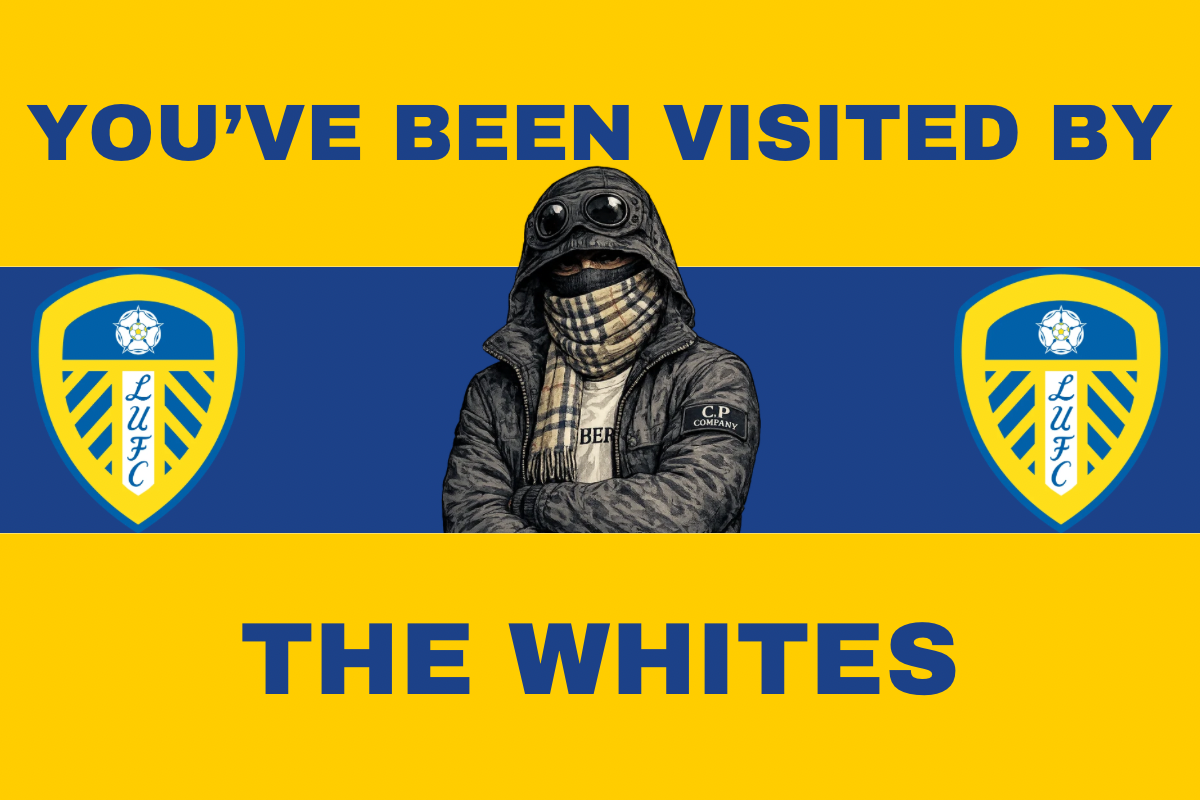 You’ve been visited by the whites x8 - Leeds United