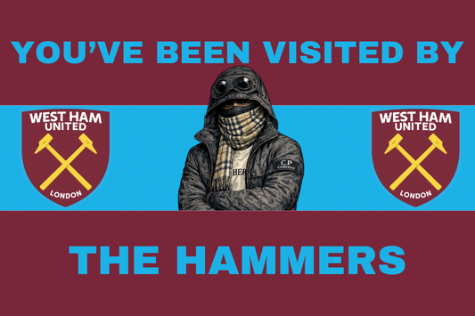 You’ve been visited by the hammers - West Ham United