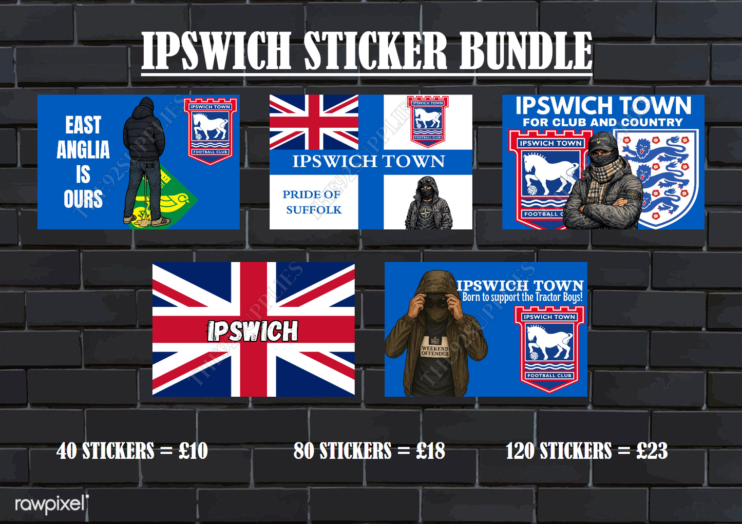 Ipswich Sticker Bundle