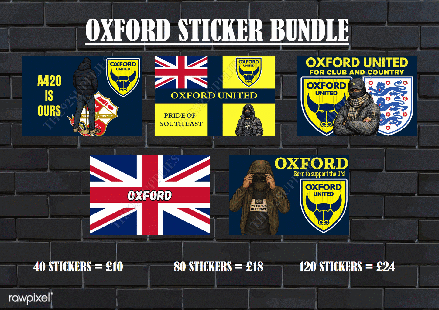 Oxford Sticker bundle