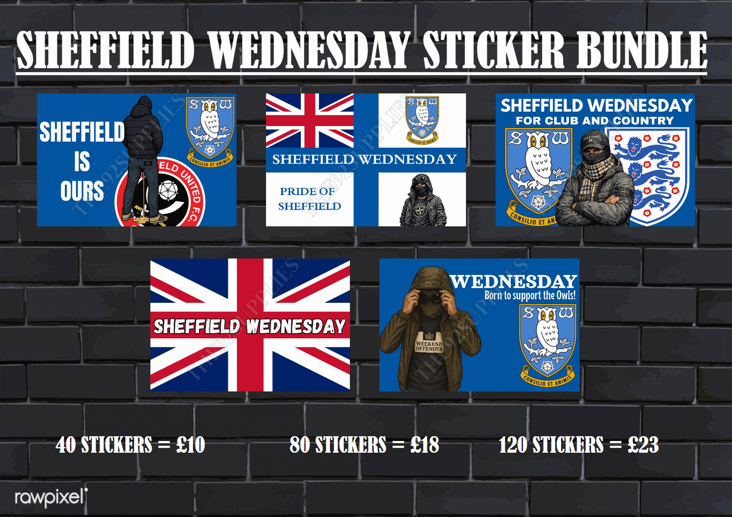 Sheffield Wednesday Sticker Bundle
