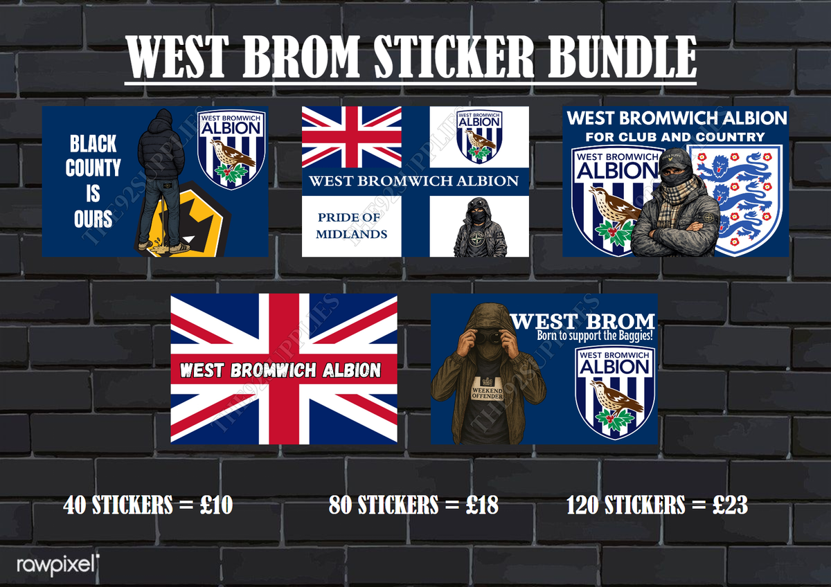 West Brom Sticker bundle