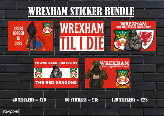 Wrexham Sticker Bundle
